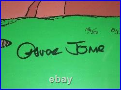 Warner Bros Cel Bugs Bunny The Great Chase Road Runner Daffy Signed Chuck Jones