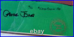 Warner Bros Cel Bugs Bunny The Great Chase Road Runner Daffy Signed Chuck Jones