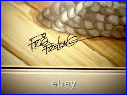 Warner Bros Cel Bugs Bunny Yosemite Sam Mutiny On The Bunny Signed Friz Freleng