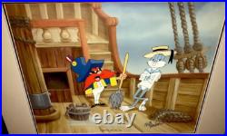 Warner Bros Cel Bugs Bunny Yosemite Sam Mutiny On The Bunny Signed Friz Freleng