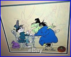 Warner Bros Cel Chuck Jones Signed Bugs Bunny Witch Hazel II Rare Number 1 Cell