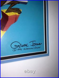 Warner Bros Cel Chuck Jones Signed Road Runner Chariots Of Fur Animation Art
