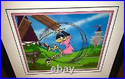 Warner Bros Cel Daffy Duck Par None Signed Chuck Jones Rare Animation Art Cell