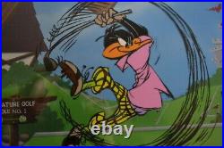 Warner Bros Cel Daffy Duck Par None Signed Chuck Jones Rare Animation Art Cell