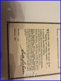 Warner Bros Cel Hunting Season Bugs Bunny Signed Chuck Jones Last Number 159/200