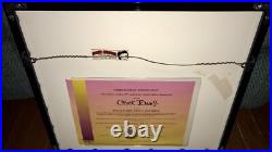 Warner Bros Cel Mouthful Bugs Bunny Porky Pig Chuck Jones Signed AP 49/50 Rare