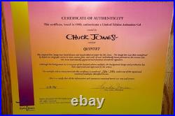 Warner Bros Cel & Promo Quintet Bugs Bunny Daffy Rare Signed Chuck Jones Art