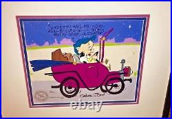 Warner Bros Cel Sylvester Porky Pig Claws For Alarm Signed Chuck Jones Animation