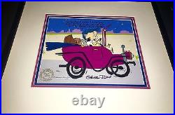 Warner Bros Cel Sylvester Porky Pig Claws For Alarm Signed Chuck Jones Animation