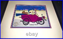 Warner Bros Cel Sylvester Porky Pig Claws For Alarm Signed Chuck Jones Animation