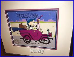 Warner Bros Cel Sylvester Porky Pig Claws For Alarm Signed Chuck Jones Animation