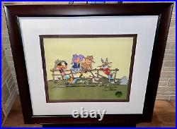 Warner Bros Cel Western Group Bugs Bunny Daffy Chuck Jones Rare Artist Proof