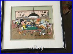 Warner Bros Cell Chuck Jones The Last Chance Saloon LE 295/500 Signed