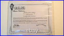 Warner Bros. Chuck Jones Cel Signed Road Runner Coyote Turnabout Is Fair Play