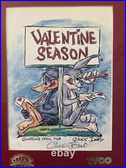 Warner Bros Chuck Jones Signed Twice Art Valentine Season Limited Edition