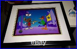 Warner Bros Daffy Duck Marvin Cel Planet X Signed Chuck Jones Last Artist Proof