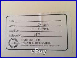 Warner Bros Daffy Duck & Yosemite Sam Ltd Edition Chuck Jones signed cel, rare