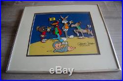 Warner Bros Duck Dodgers Group First Limited Cel Edition Signed by Chuck Jones
