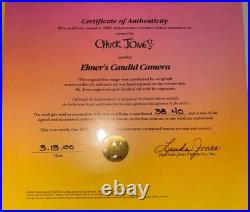 Warner Bros Limited cel Chuck Jones Elmer'sCandid Camera