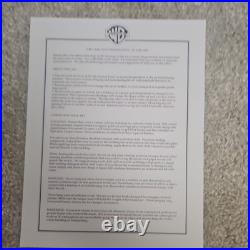 Warner Bros Looney Tunes Chuck Jones Signed Cel Nasty Canasta Daffy Duck withCOA