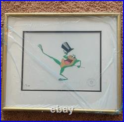 Warner Bros Looney Tunes Michigan J. Frog One Froggy Evening Signed LE Cel COA Warner Bros Looney Tunes Michigan J. Frog One Froggy Evening Signed LE Cel COA