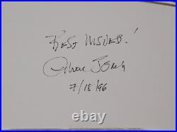 Warner Bros Masters Collection Identity Cwisis Cel 269 / 500 Chuck Jones Signed