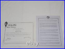 Warner Bros Masters Collection Identity Cwisis Cel 269 / 500 Chuck Jones Signed