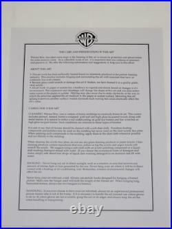 Warner Bros Masters Collection Identity Cwisis Cel 269 / 500 Chuck Jones Signed