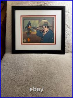 Warner Bros Nasty Canasta Chuck Jones signed Daffy Duck LE Cel NIB COA 425/500