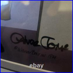 Warner Bros Porky as Watson Limited Edition Animation Cel Signed Chuck Jones Fr