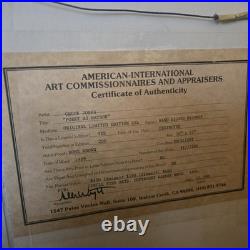 Warner Bros Porky as Watson Limited Edition Animation Cel Signed Chuck Jones Fr