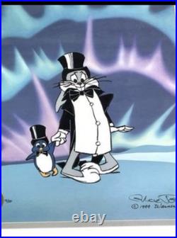 Warner Bros Signed Cel Chuck Jones Frigid Hare2 Hand Painted Limited Edition