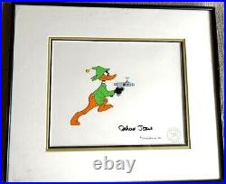 Warner Brothers Animation Cel Signed by Chuck Jones and Authenticated