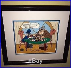 Warner Brothers Bugs Bunny Artist Proof Cel Two Pair Hare Signed Chuck Jones