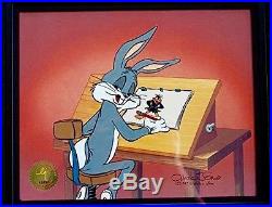 Warner Brothers Bugs Bunny Cel Ain't I A Stinka Rare Signed Chuck Jones Cell