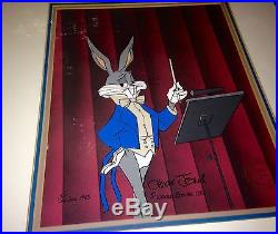 Warner Brothers Bugs Bunny Cel Maestro Bugs Signed Chuck Jones Rare Edition Cell