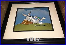 Warner Brothers Bugs Bunny Cel Signed Chuck Jones Animation Art Edition Cell