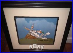 Warner Brothers Bugs Bunny Cel Signed Chuck Jones Animation Art Edition Cell