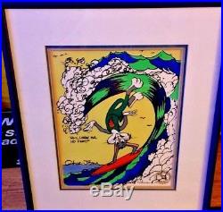Warner Brothers Bugs Bunny Cel Surfs Up Signed Chuck Jones Rare Animation Cell