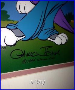 Warner Brothers Bugs Bunny Cel The Prince's Bride Chuck Jones Signed Rare Cell