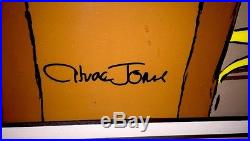Warner Brothers Bugs Bunny Daffy Duck Cel The Showdown Signed Chuck Jones Cell