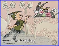 Warner Brothers Bugs Bunny Elmer Fudd cel What's Opera Doc III signed Chuck Jone