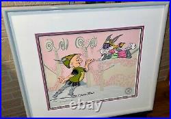 Warner Brothers Bugs Bunny Elmer Fudd cel What's Opera Doc III signed Chuck Jone