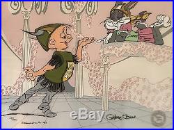 Warner Brothers Bugs Bunny Elmer Fudd cel What's Opera Doc II signed Chuck Jones