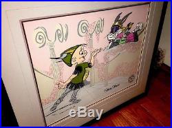 Warner Brothers Bugs Bunny Elmer Fudd cel What's Opera Doc II signed Chuck Jones