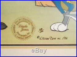 Warner Brothers Bugs Bunny Looney Tunes Bully For Bugs I Signed Chuck Jones Cel