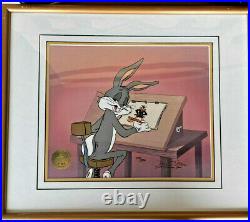 Warner Brothers Cel Bugs Bunny Ain't I A Stinker Rare Signed Chuck Jones Cell