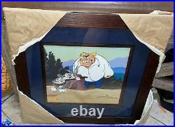 Warner Brothers Cel Bugs Bunny High Strung Signed Chuck Jones Rare Edition Cell