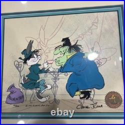 Warner Brothers Cel Bugs Bunny Witch Hazel II Rare Signed Chuck Jones Art Cell