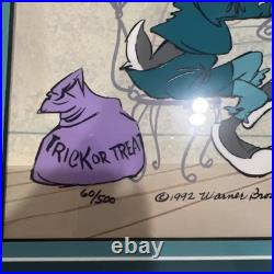 Warner Brothers Cel Bugs Bunny Witch Hazel II Rare Signed Chuck Jones Art Cell